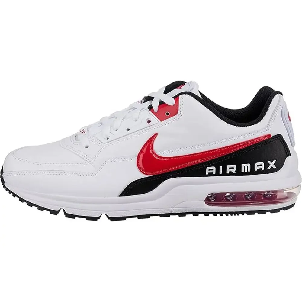 NWT Nike Mens Air Max LTD 3 ,White/Red/Black-Size 11
